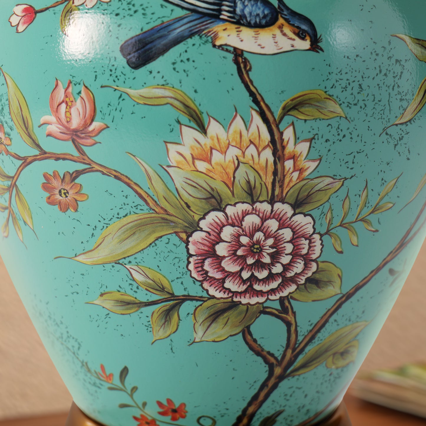 Chinoiserie Hand-Painted Ceramic Table Lamp Collection