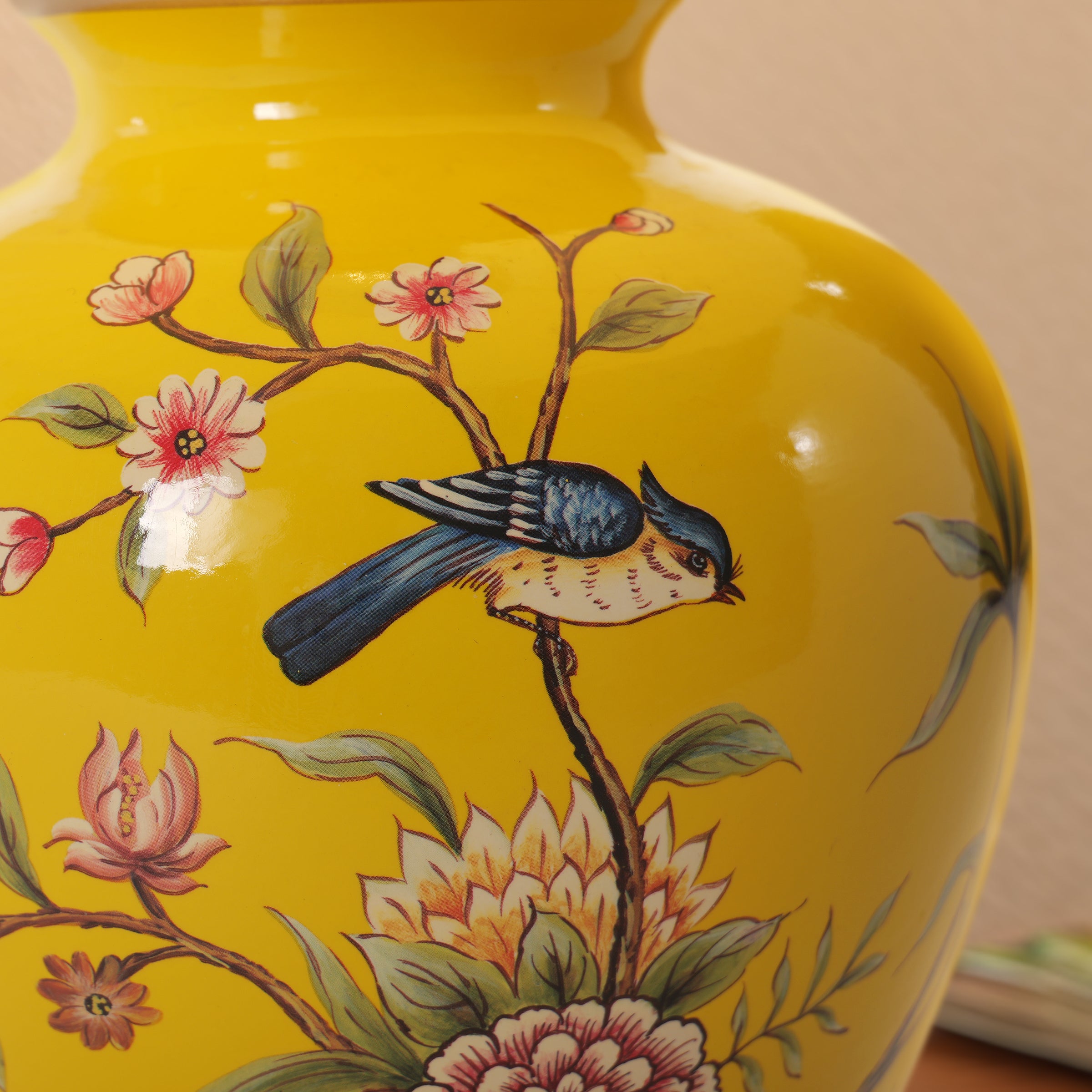 Chinoiserie Hand-Painted Ceramic Table Lamp Collection