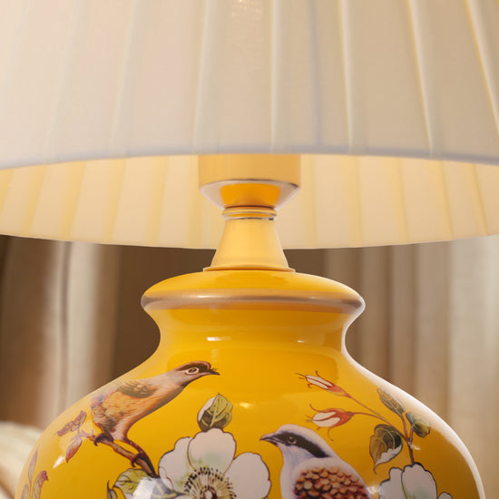 Chinoiserie Hand-Painted Ceramic Table Lamp Collection