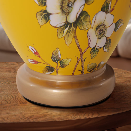 Chinoiserie Hand-Painted Ceramic Table Lamp Collection