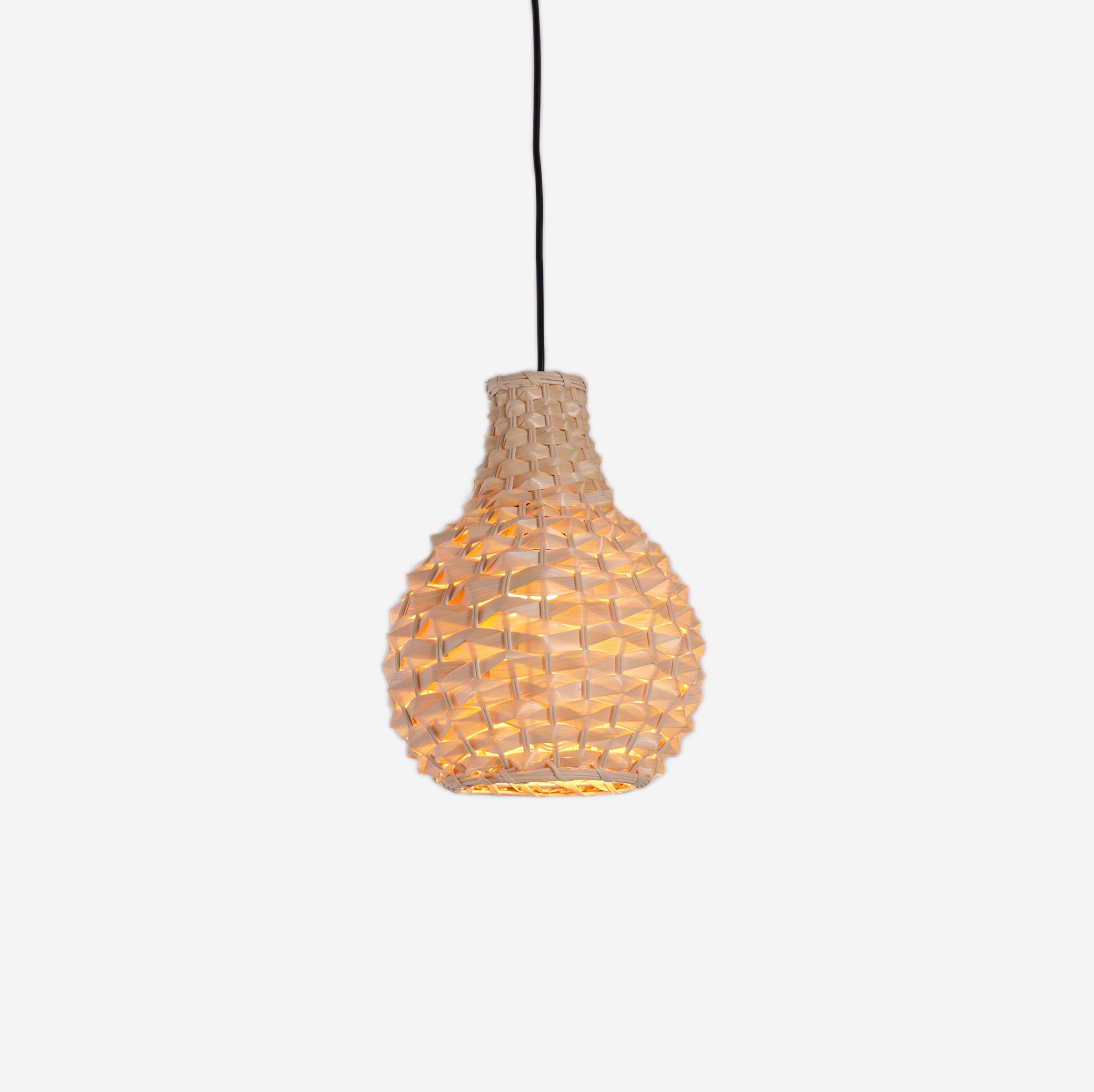 Living Nest UK Bamboo Hand-Weaving Pendant Light Natural Art Lighting Fixture Living Nest UK