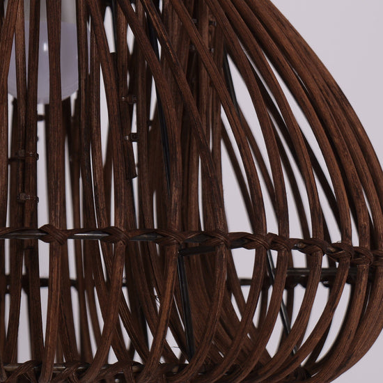 Lightsin Natural Woven Rattan Pendant Light for Rustic Interiors Lightsin UK 