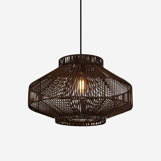 Living Nest UK Rattan Pendant Light for Modern Boho Interiors Perfect for Kitchen Pendant Lighting and Living Spaces Living Nest UK