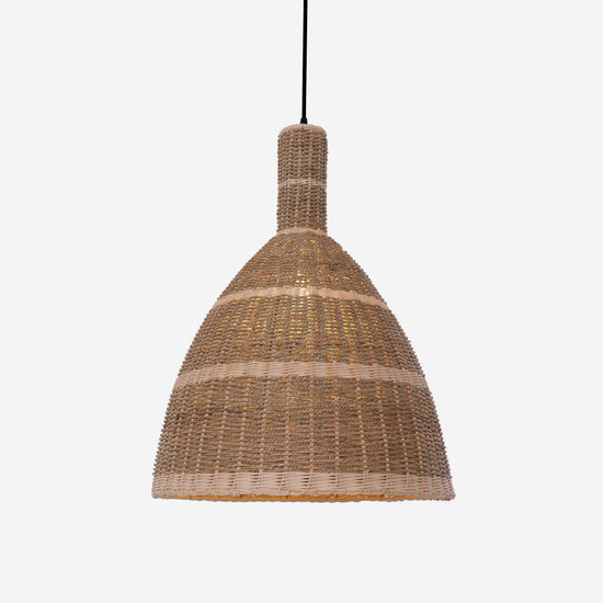 Living Nest UK Natural Woven Grass Dome Pendant Light for Cozy Interiors Living Nest UK