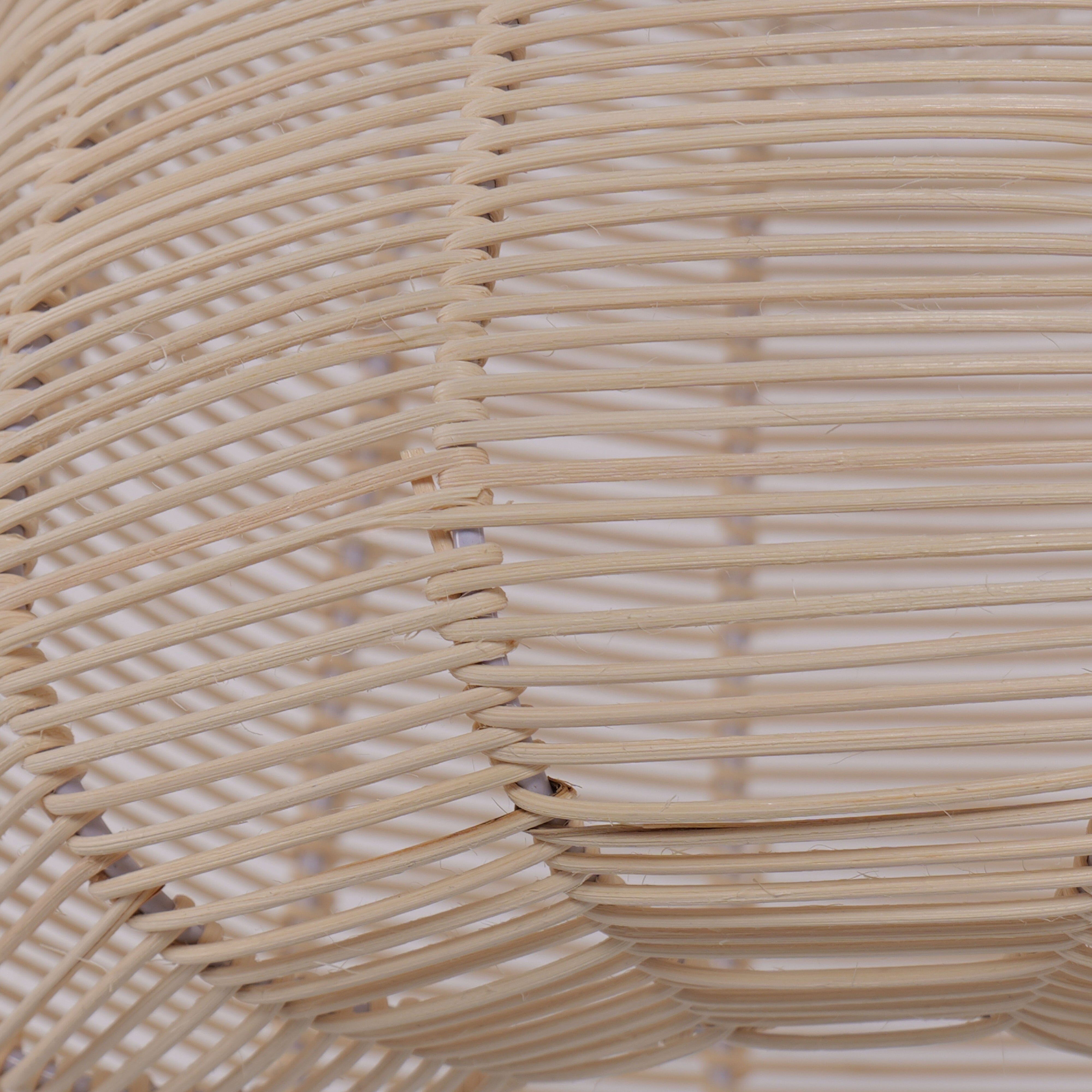 Living Nest UK Natural Rattan Woven Pendant Light for Warm Ambient Lighting Living Nest UK