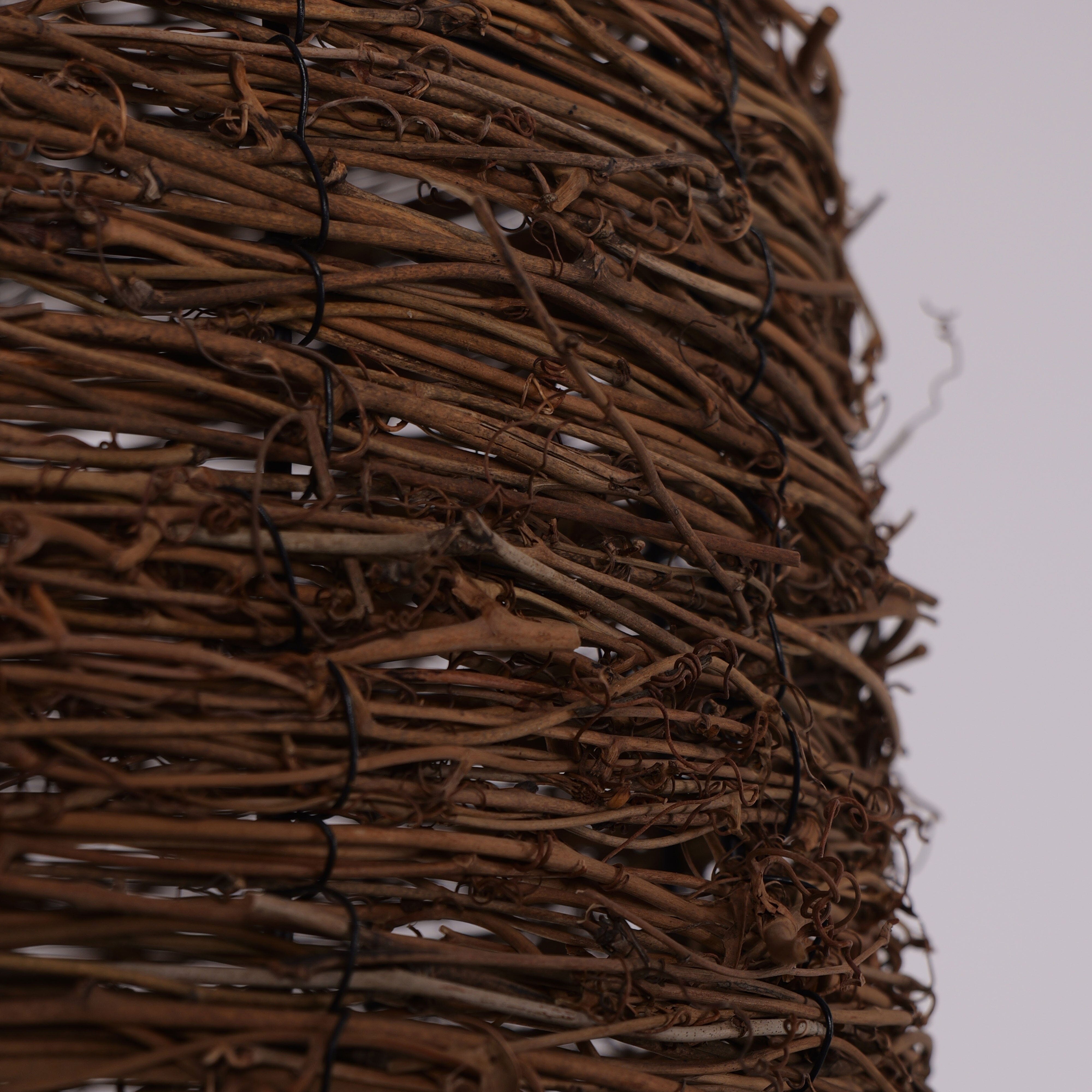 Living Nest UK Rustic Woven Rattan Dome Pendant Light for Cozy Interiors Living Nest UK