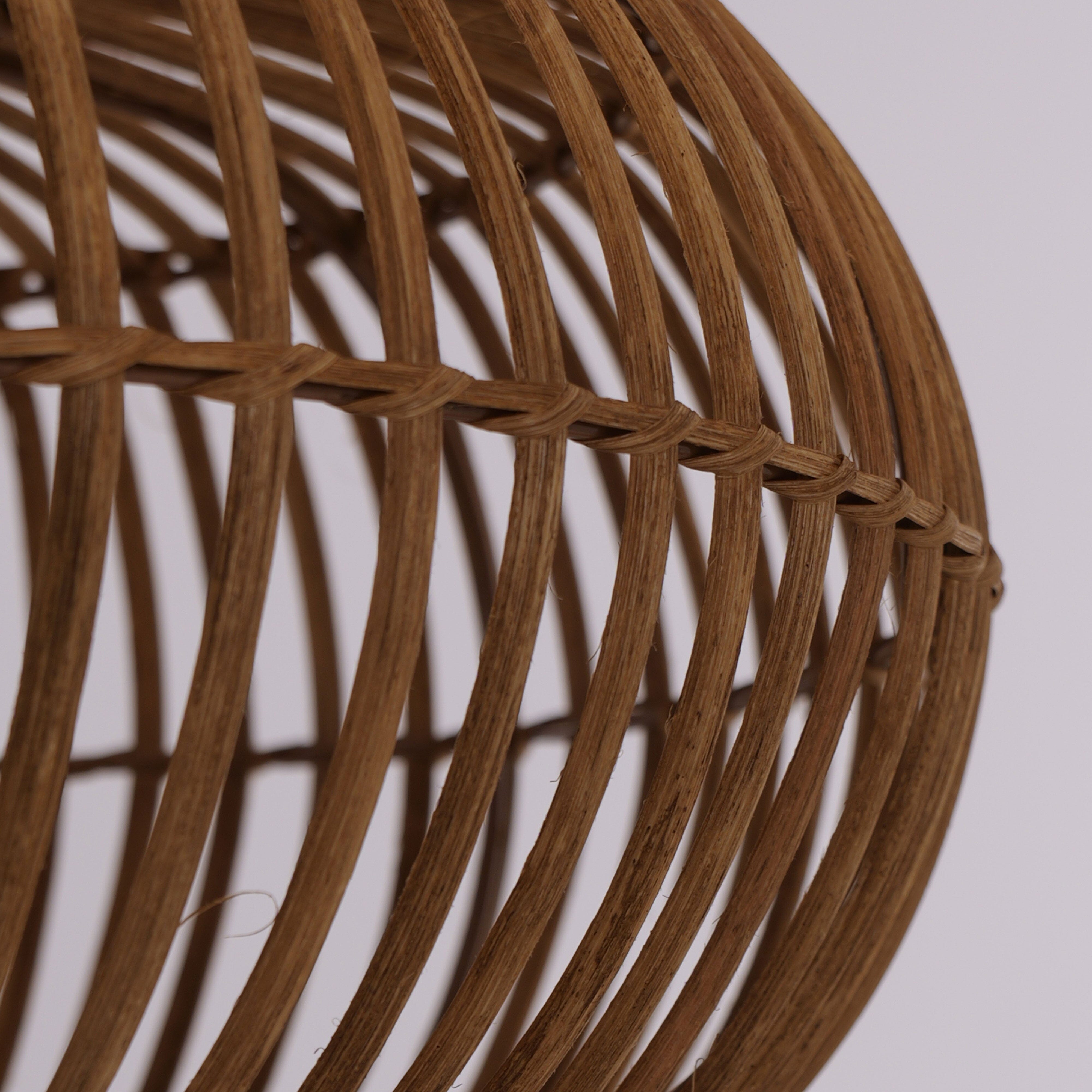 Living Nest UK Natural Bamboo Woven Round Pendant Light for Warm Interiors Living Nest UK