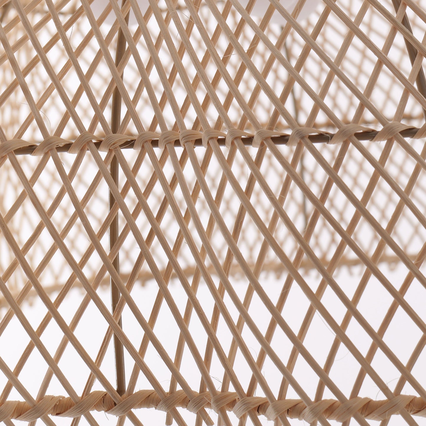 Living Nest UK Handcrafted Bamboo Rattan Pendant Light with Tranquil Umbrella Design Living Nest UK