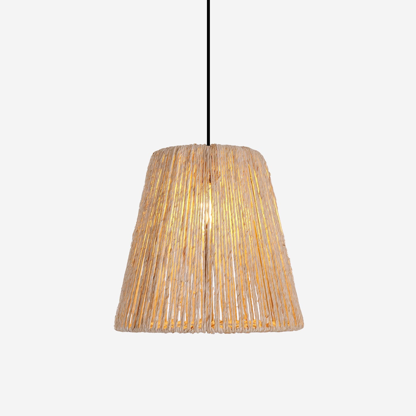 Living Nest UK Rustic Hemp Rope Woven Pendant Light for Cozy Interiors Living Nest UK
