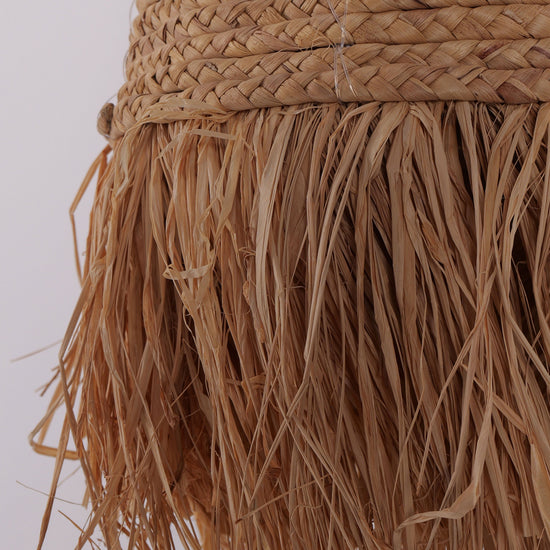 Living Nest UK Zen Wabi-Sabi Woven Pendant Light with Natural Grass Texture Living Nest UK