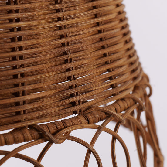 Living Nest UK Handwoven Rattan Pendant Light for Cozy Living Spaces Living Nest UK