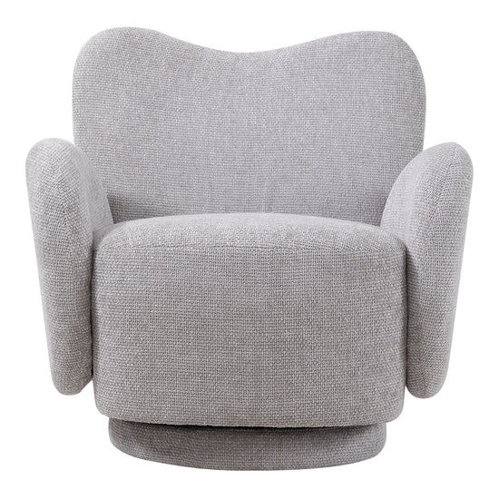 Chenille Upholstered Swivel Chair Armchair