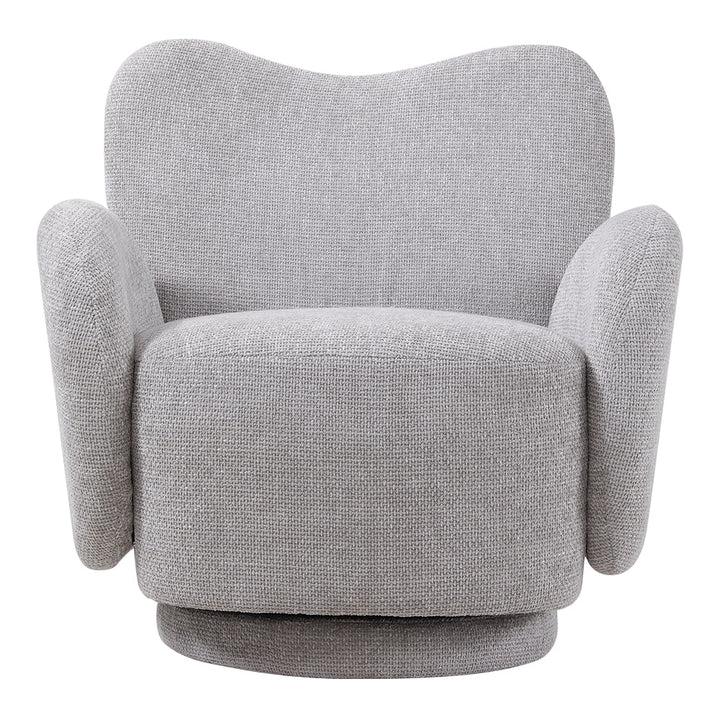 Chenille Upholstered Swivel Chair Armchair