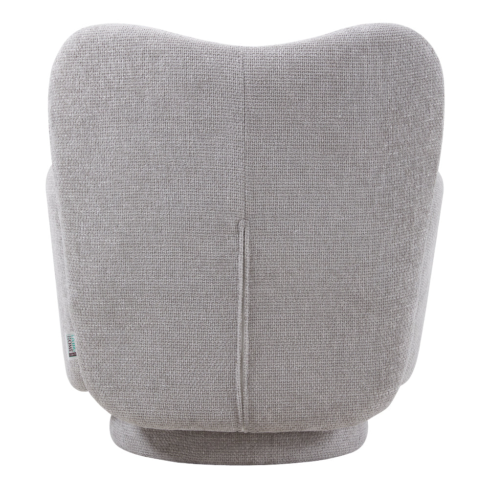 Chenille Upholstered Swivel Chair Armchair
