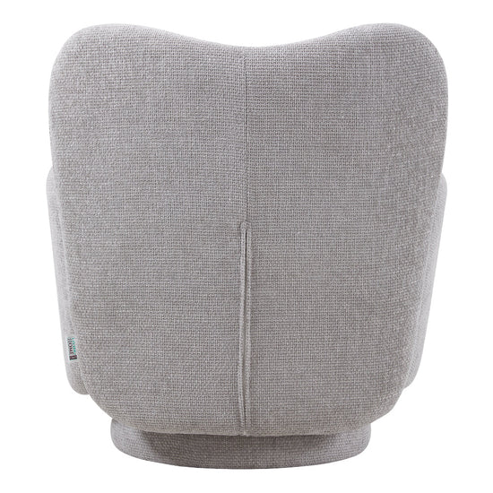 Chenille Upholstered Swivel Chair Armchair