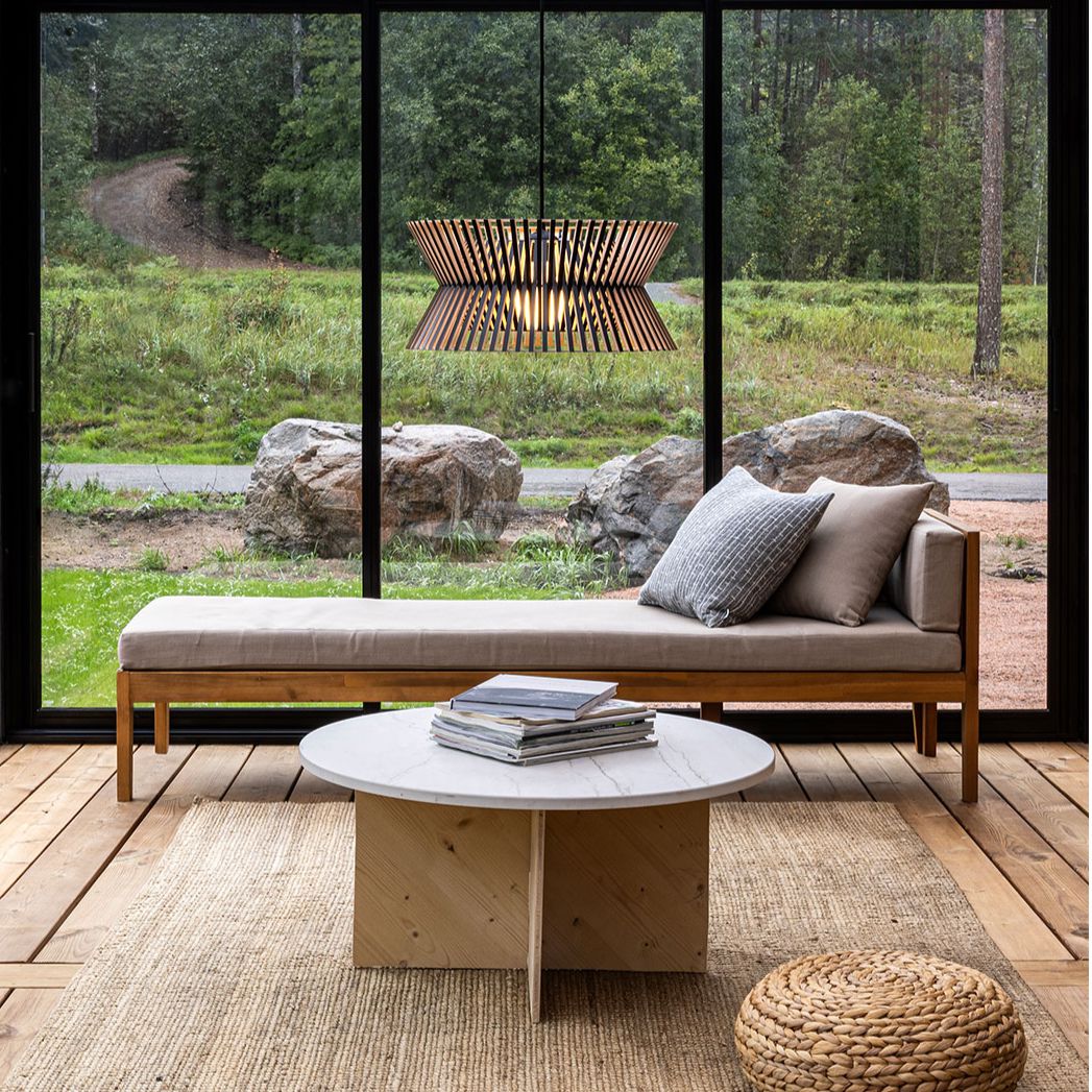 Lightsin Modern LED Wood Craft Drum Hanging Pendant Lights Lightsin UK 