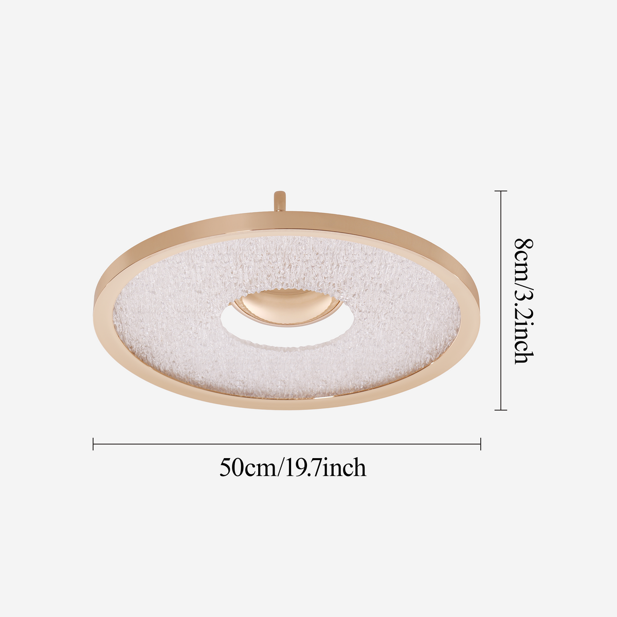 Bark Texture LED Ceiling Light