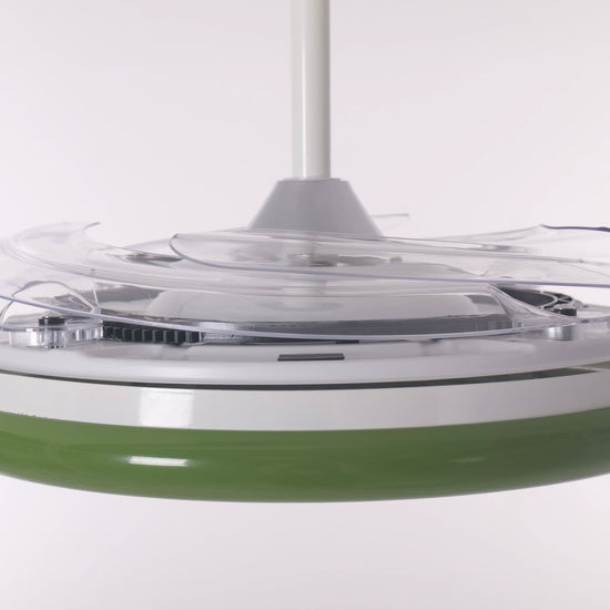 48 inch reversible ceiling fan with LED light shown as a clean product view