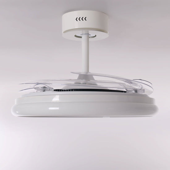 48 inch reversible ceiling fan with LED light shown as a clean product view