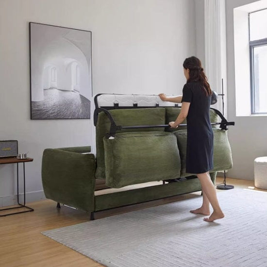 Cottonfy Small 2 Seater Sofa Bed – Foldable Space Saving Sofa for UK Homes Sofa Beds Cottonfy UK 