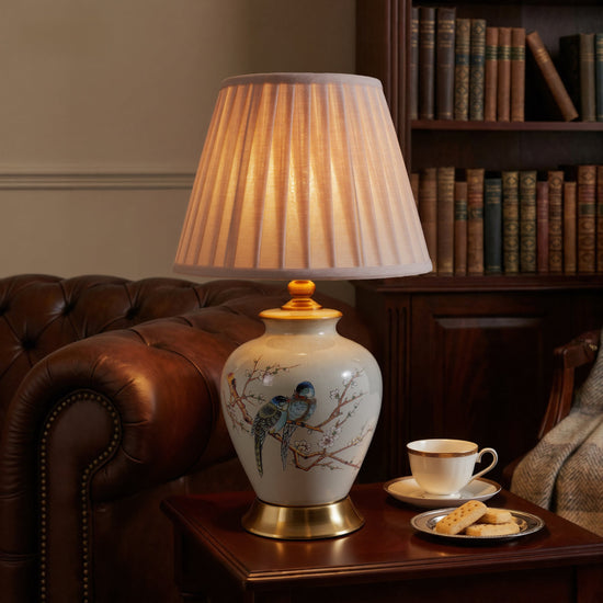 Chinoiserie Hand-Painted Ceramic Table Lamp Collection