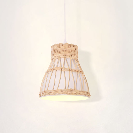 Lightsin Modern Rattan Pendant Light Available in Grey, Pink, and White Lightsin UK 